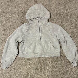 lululemon athletica Light Gray Hooded Sweater